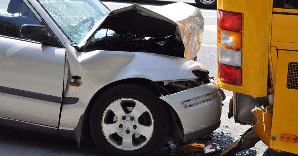 Rear End Car Crash